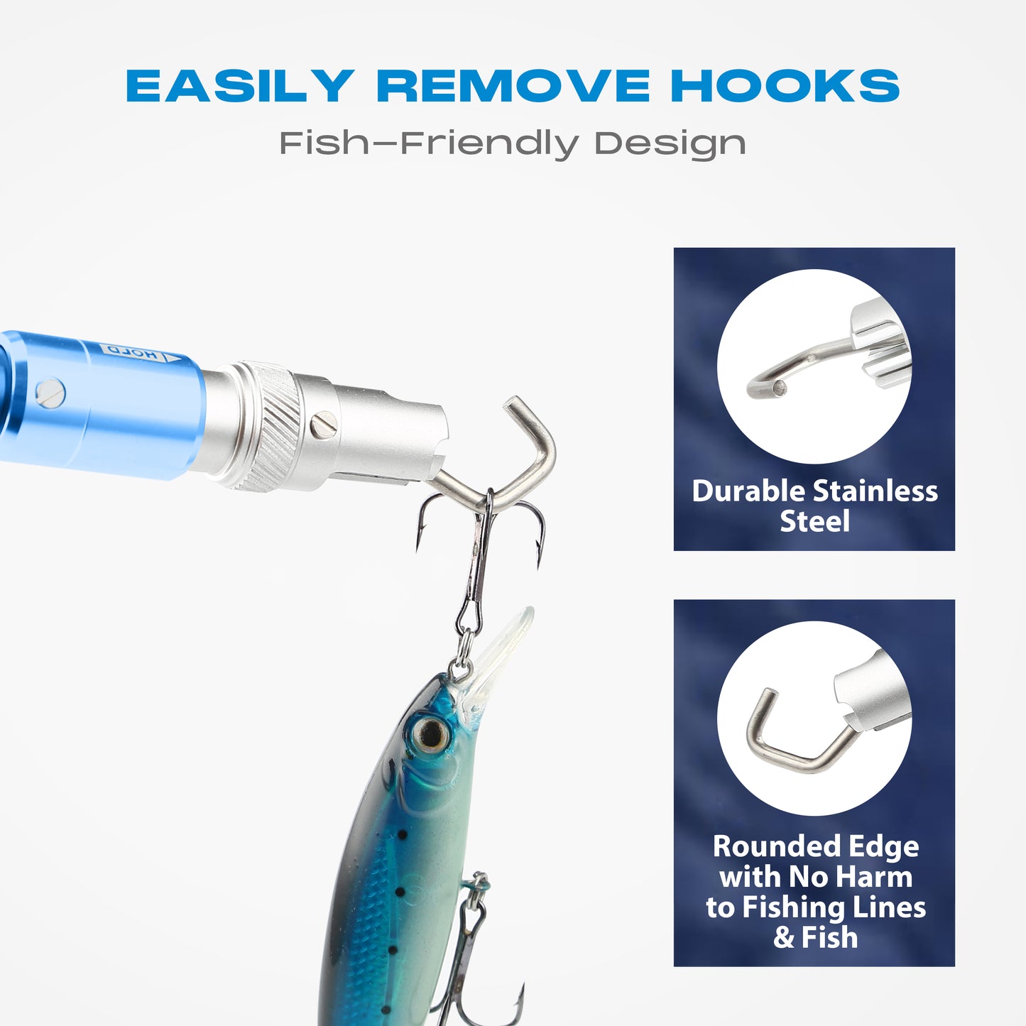 Hook-Eze High End Hook Remover with lanyard