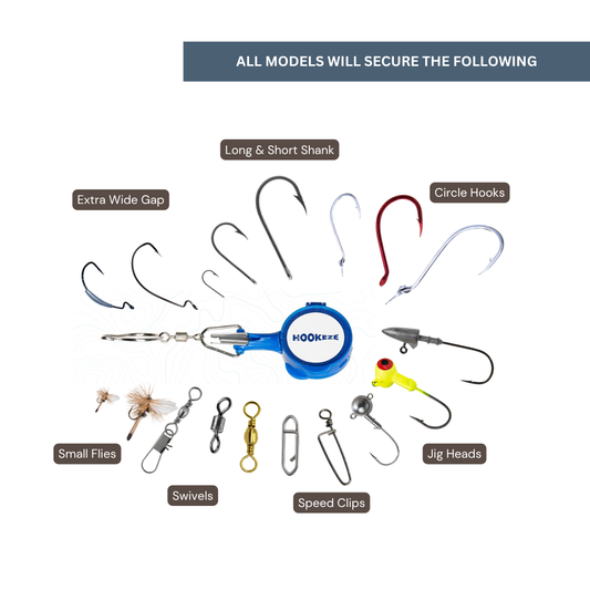 Hook-Eze Fishing Knot Tying Tool (Large) | Pack of 2 | Red