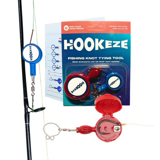 HookEze Fishing Knot Tying Tools (Standard & Large) | Pack of 2