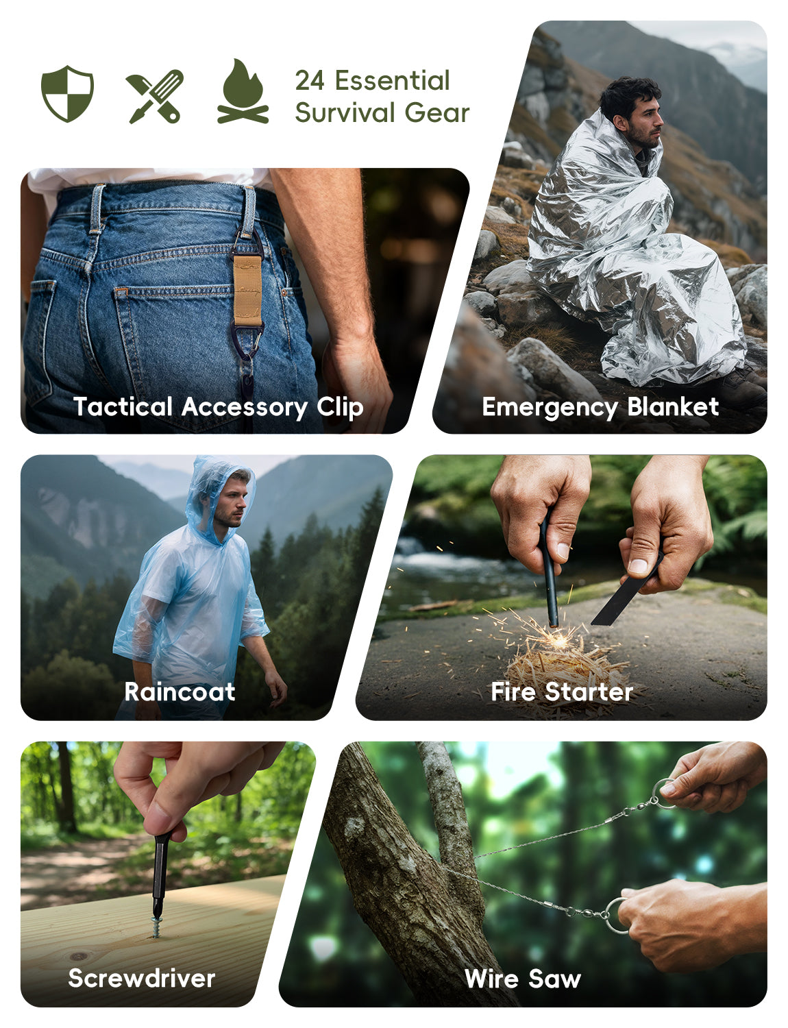 HookEze Fishing & Survival Advent Calendar Combo | 24 Days of Fishing Gifts