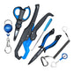 HookEze 7pc Fishing Tool Kit & Nail Knot Tool