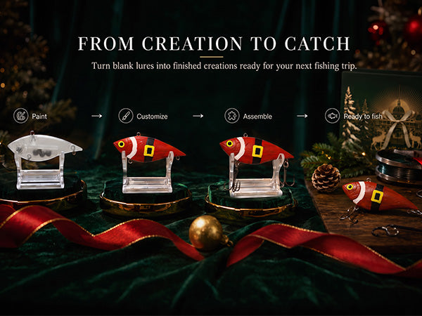 HookEze DIY Fishing Lure Making Advent Calendar | Make & Design Kit