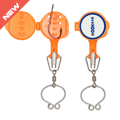 Hook-Eze Fishing Nail Knot Tying Tool | Pack of 2 | Orange