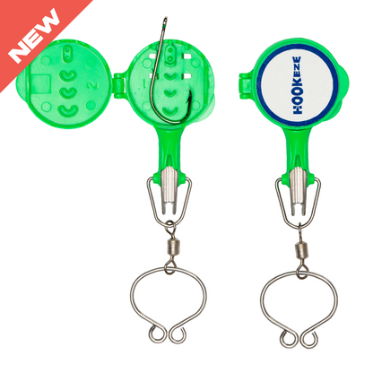 Hook-Eze Fishing Nail Knot Tying Tool | Pack of 2 | Green