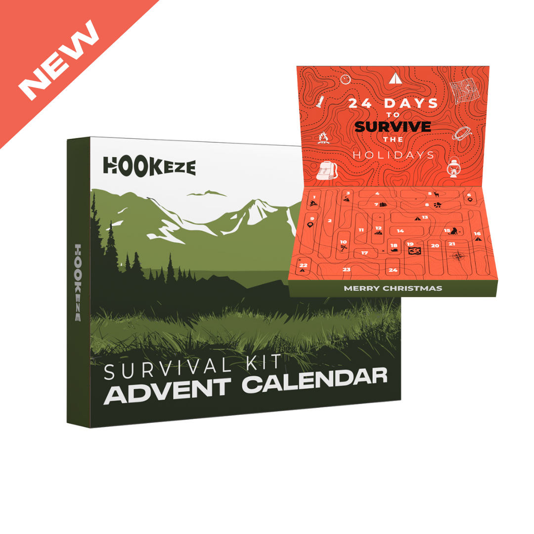HookEze Fishing & Survival Advent Calendar Combo | 24 Days of Fishing Gifts