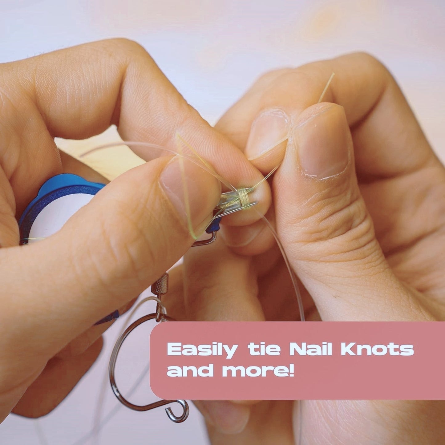 HookEze Fishing Knot Tying Tools (Standard & Large) | Pack of 2