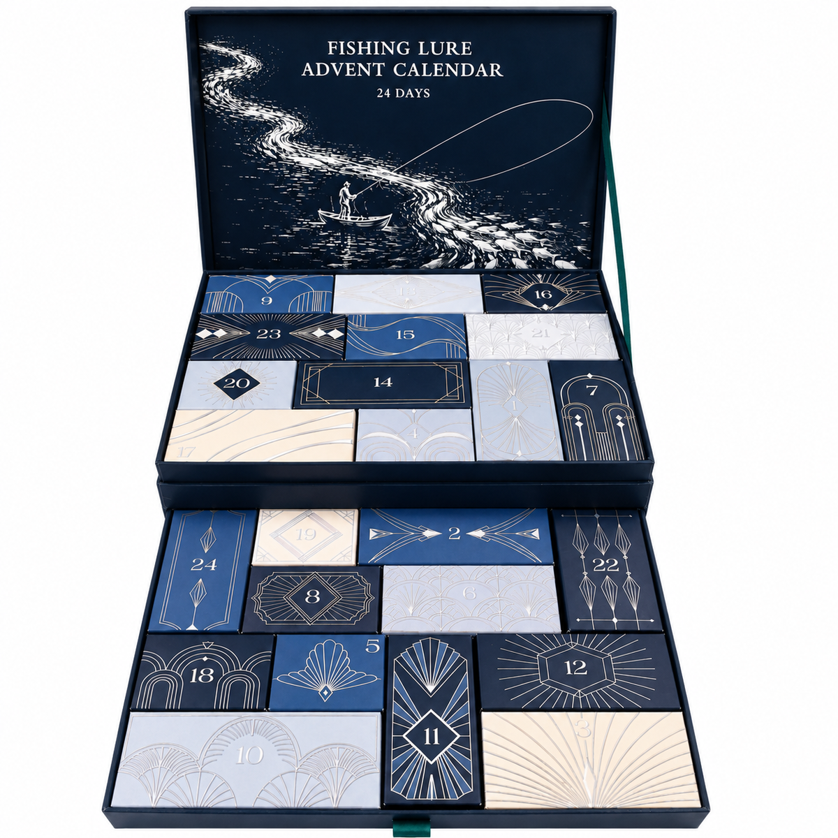 HookEze Double Layer Advent Calendar – Ultimate 24‑Day Fishing Lure Collection