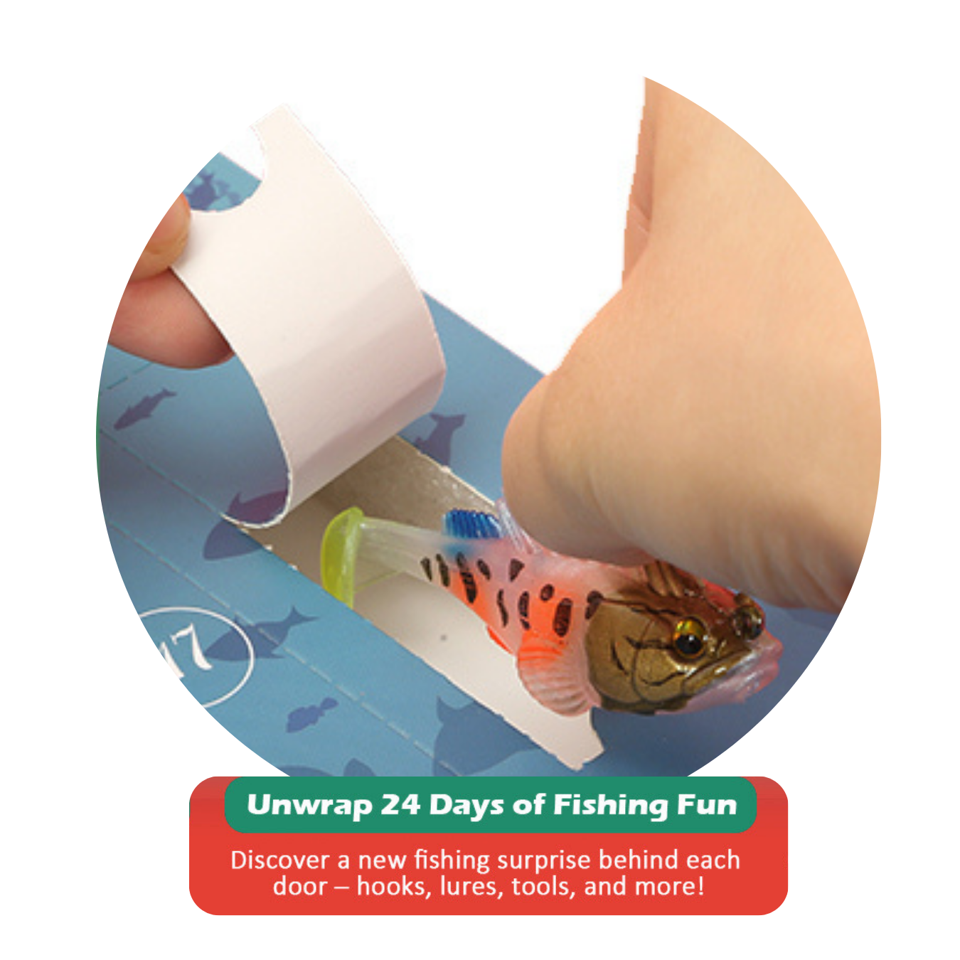 HookEze Fishing Advent Calendar  Starter Kit | 24 Days of Fishing Gifts