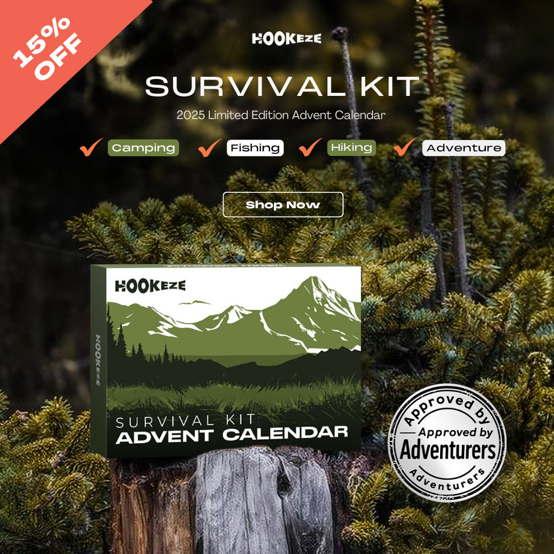 HookEze Fishing & Survival Advent Calendar Combo | 24 Days of Fishing Gifts