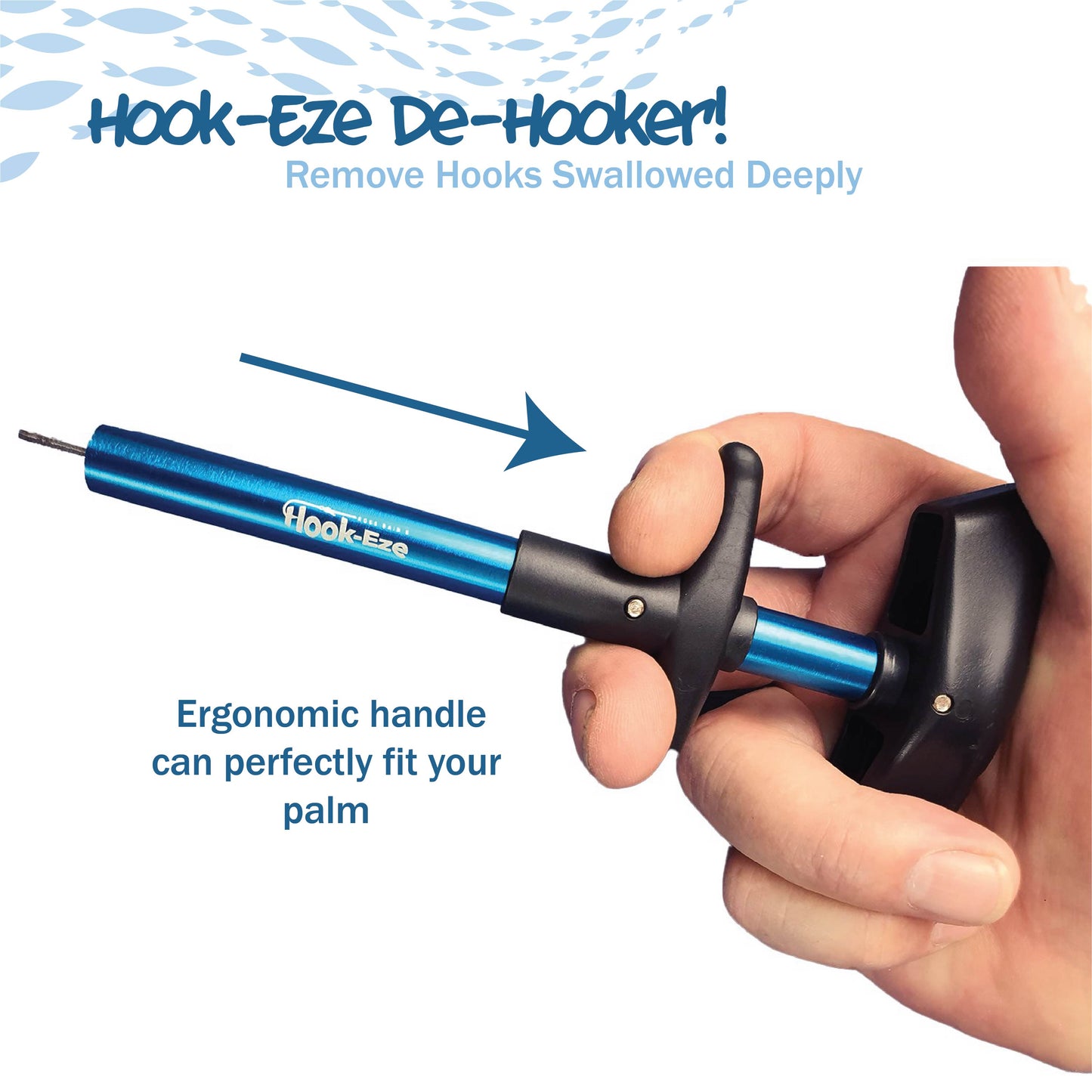 Hook-Eze Fishing Knot Tying Tool (Standard) & Hook Remover