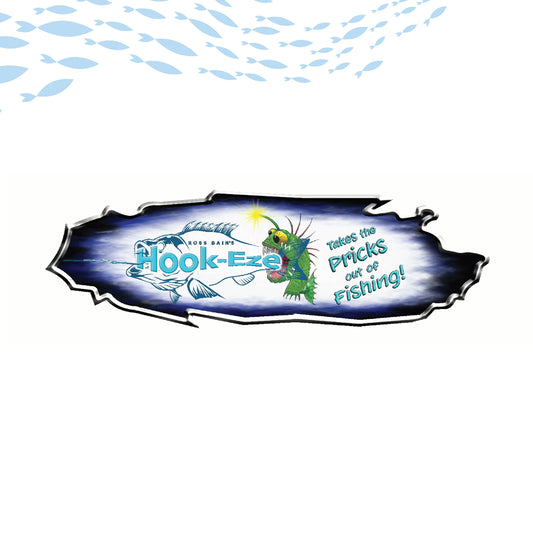 Hook-Eze UV Resistant Kayak or Boat Stickers | Waterproof