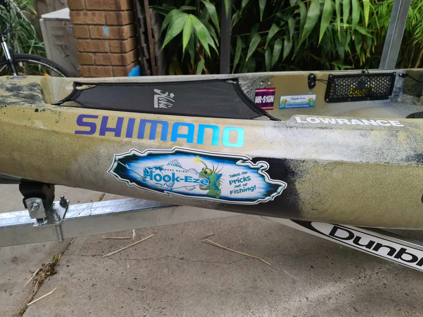 Hook-Eze UV Resistant Kayak or Boat Stickers | Waterproof